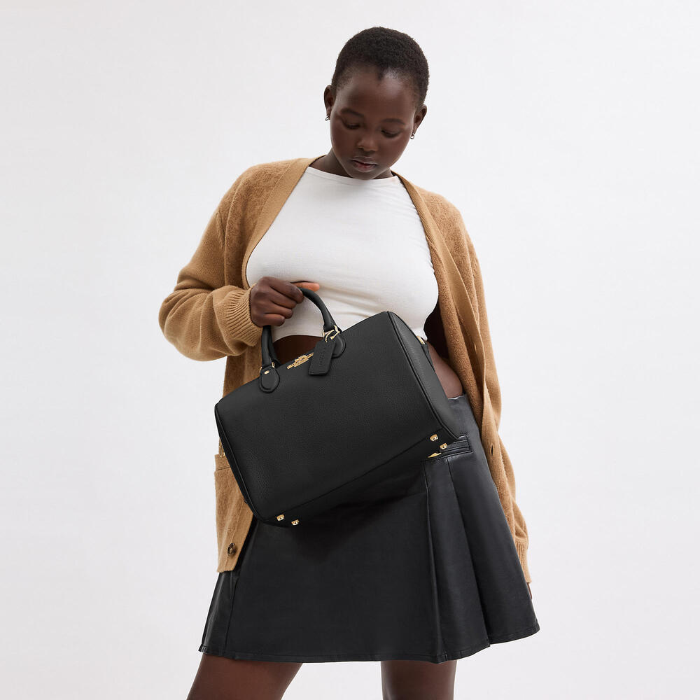 Coach Outlet Rowan Large Satchel Bag - Picture 3 of 3